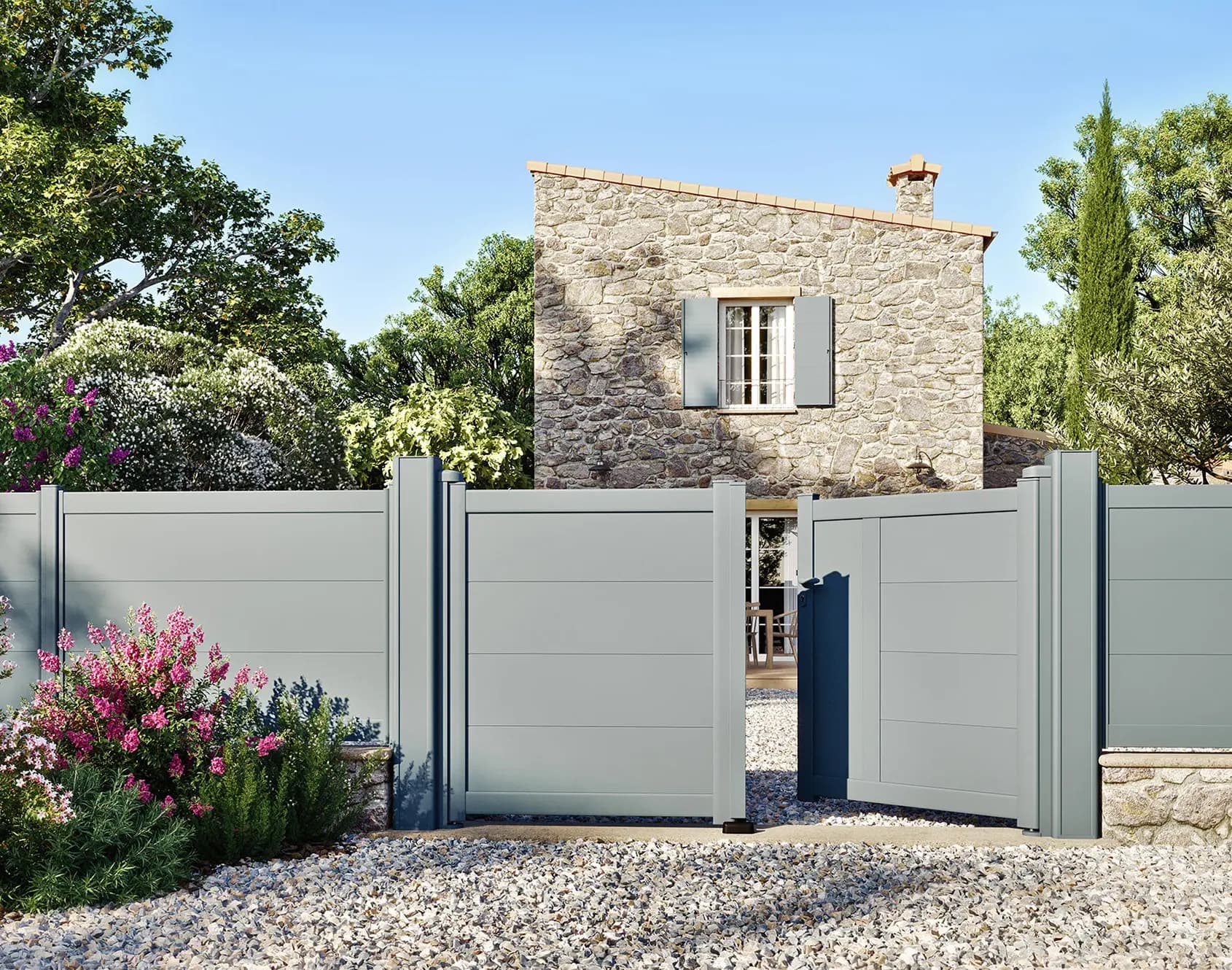 portails battants et coulissants