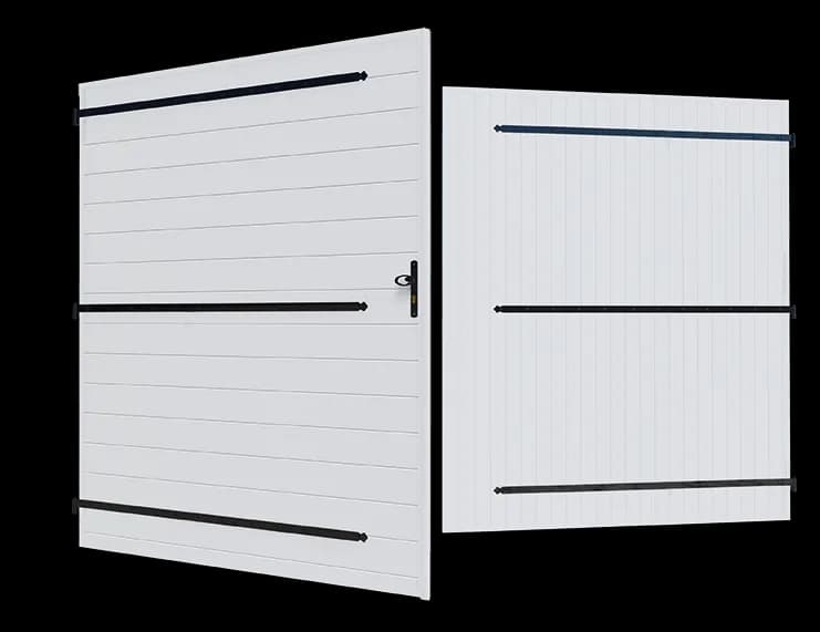 porte de garage battante