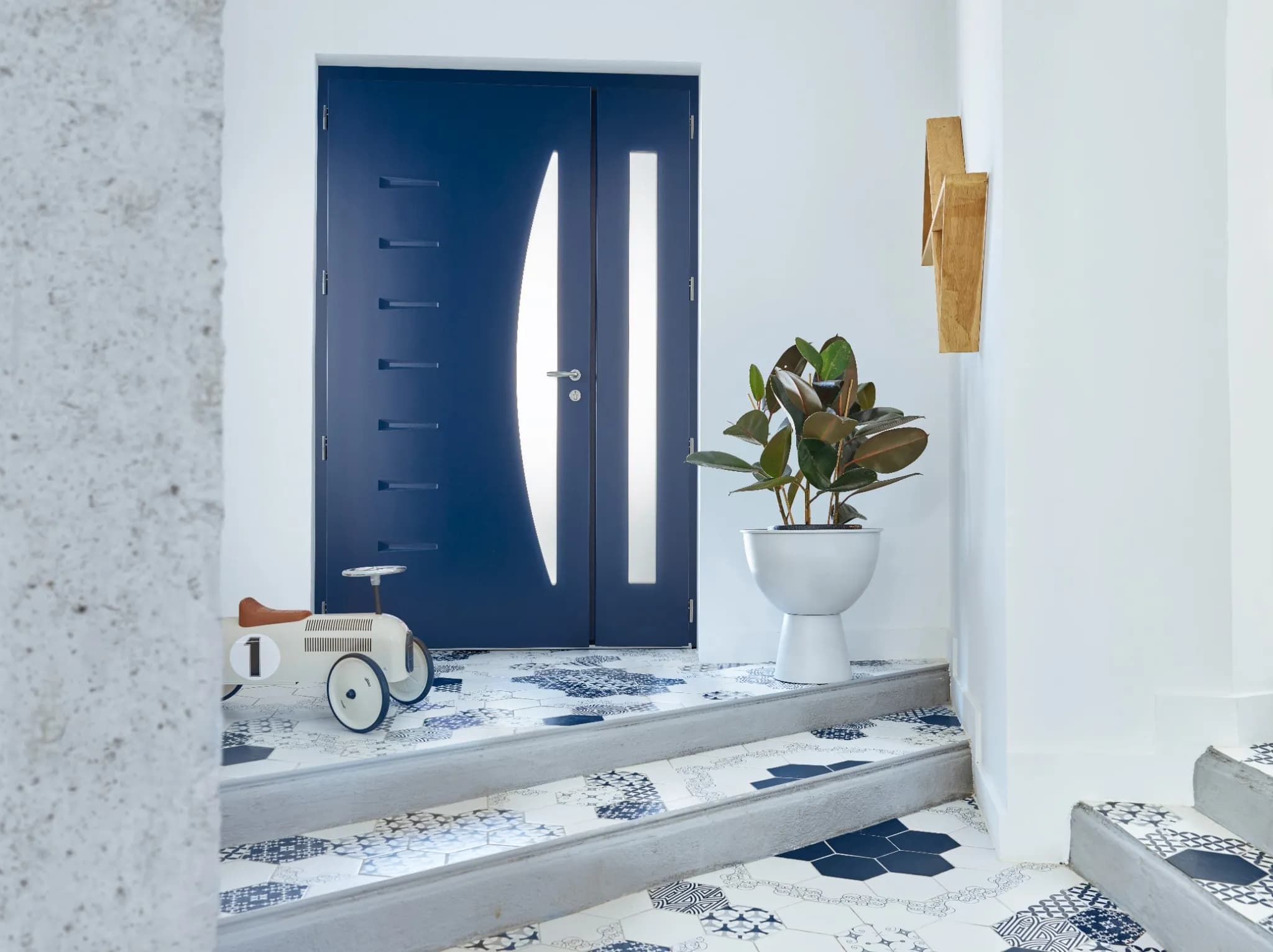 Porte d'entrée acier