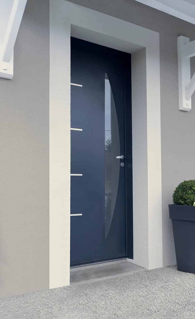 Porte d'entrée acier