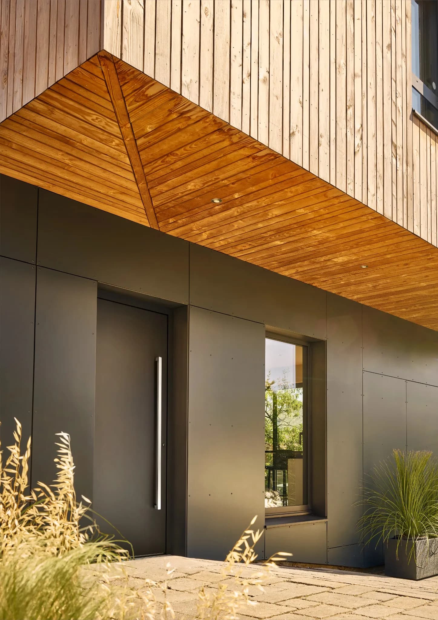 Porte d'entrée aluminium