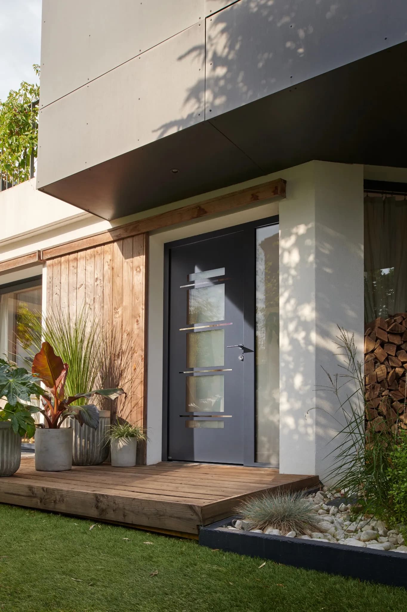 Porte d'entrée aluminium