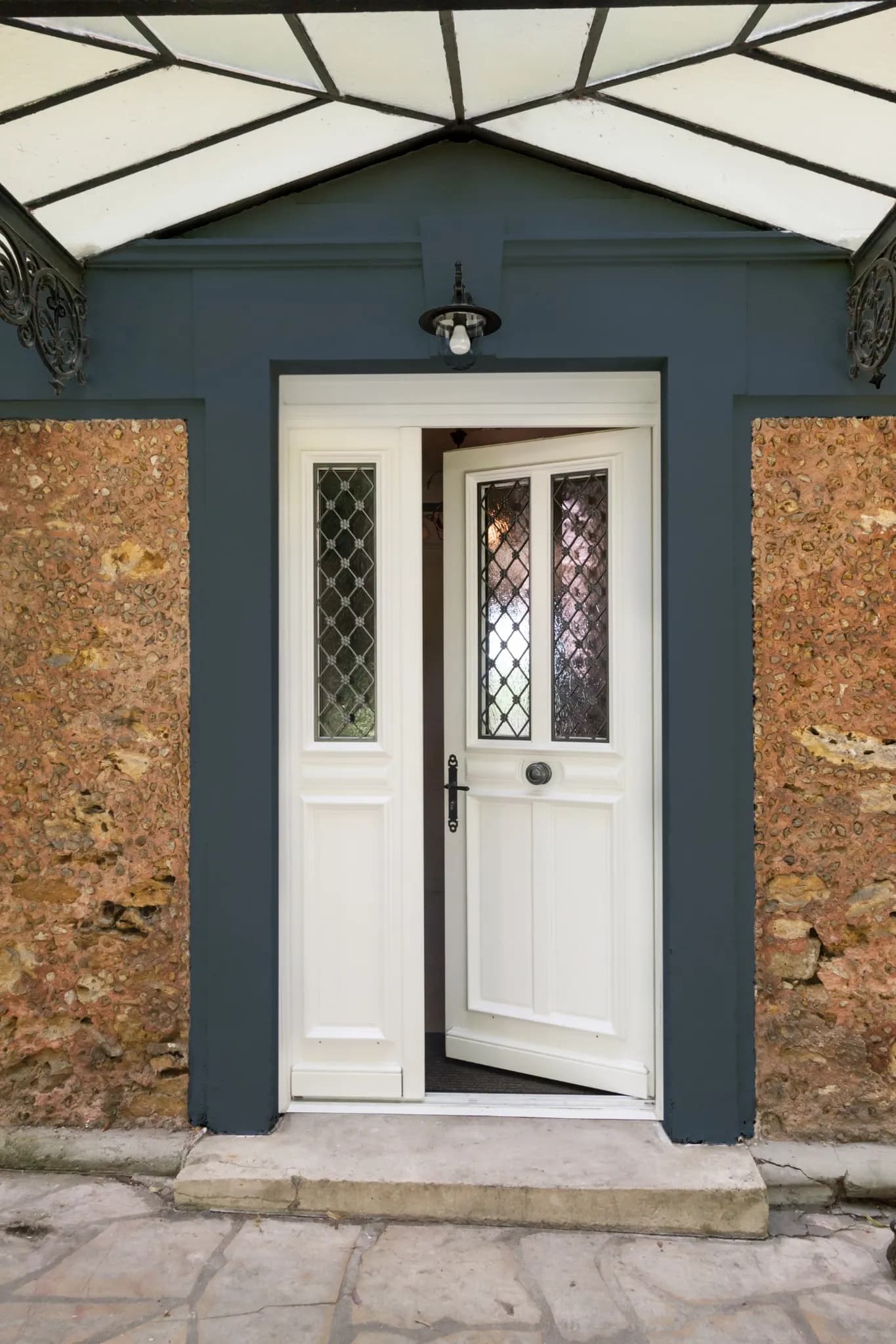 Porte d'entrée bois