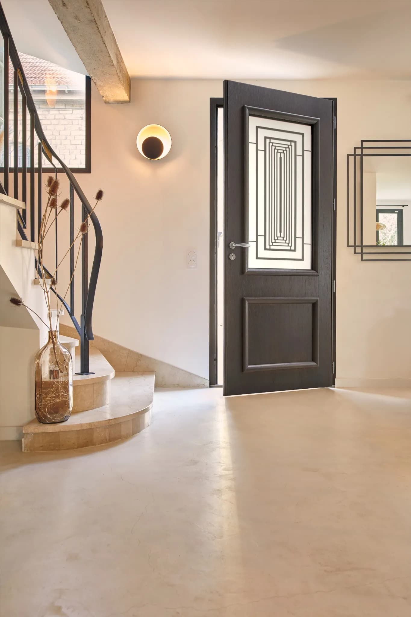 Porte d'entrée mixte