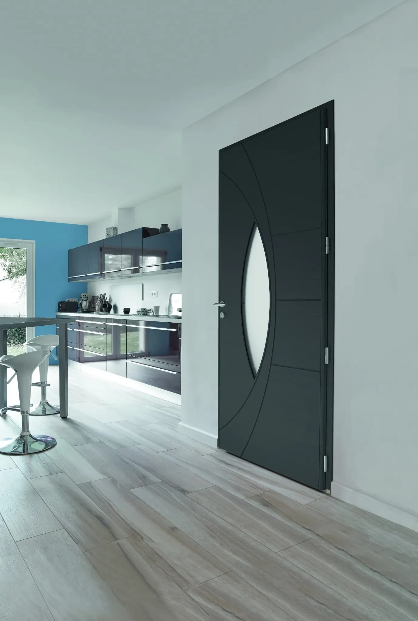 Porte d'entrée mixte