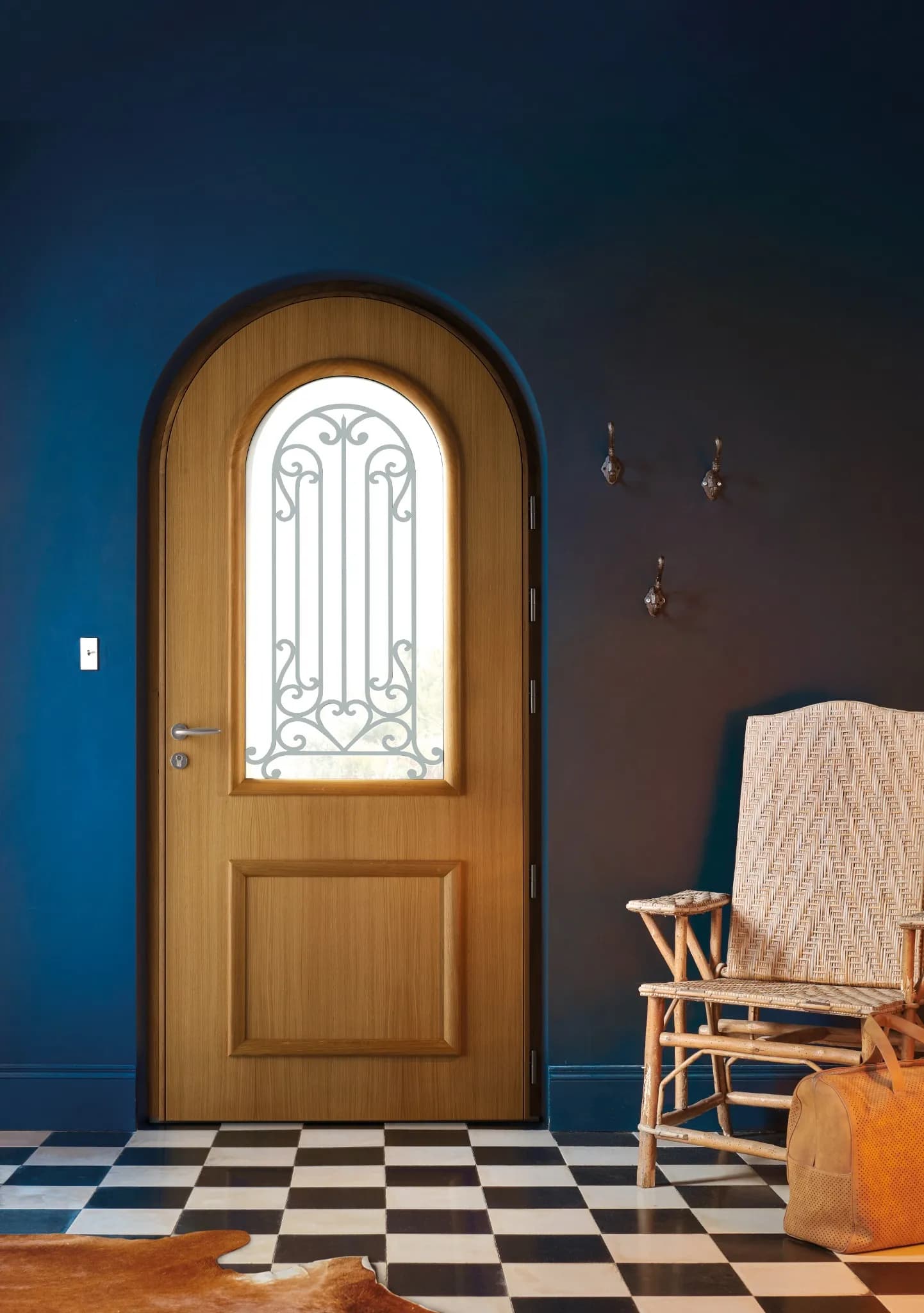 Porte d'entrée mixte