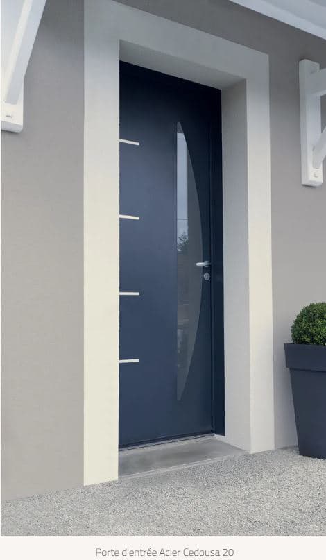 Porte d'entrée acier