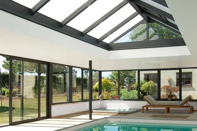 vérandas modernes en aluminium