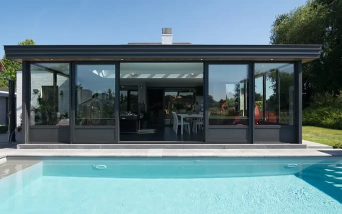 vérandas modernes en aluminium