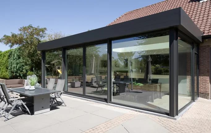 vérandas modernes en aluminium